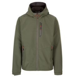 Męska Kurtka Soft Shell Marlon. Szare kurtki męskie Trespass, m, bez wzorów, z softshellu, sportowe, bez kaptura. Za 328.99 zł.