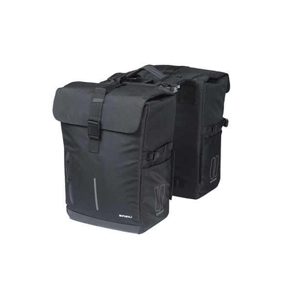 Para toreb na zakupy Basil Move. Czarne shopper bag damskie BASIL, bez wzorów, bez dodatków. Za 478.49 zł.