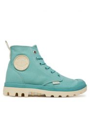 Palladium Trapery Pampa Duo Chrome 74470-384-M Turkusowy. Niebieskie buty zimowe męskie Palladium, z materiału, bez zapięcia. Za 249.99 zł.