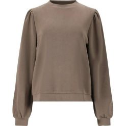 Bluza z rękawami balonowymi damska Athlecia Jillnana V2. Brązowe bluzy bez kaptura damskie Athlecia. Za 256.00 zł.