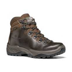Buty trekkingowe damskie Scarpa Terra GTX brązowe wodoodporne. Brązowe obuwie trekkingowe damskie Scarpa. Za 639.99 zł.