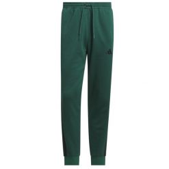 Spodnie męskie adidas Essentials 3‑Stripes Fleece zielone. Czarne spodnie sportowe męskie Adidas, z bawełny. Za 171.99 zł.