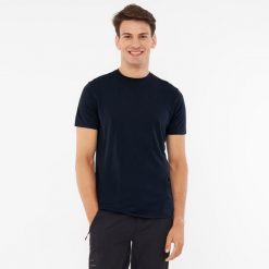 T-shirt męski VIKING Salen Man Merino. Niebieskie t-shirty męskie VIKING, l, bez wzorów, bez kołnierzyka. Za 219.90 zł.