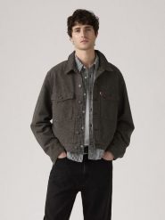 Levi's Kurtka dżinsowa "Embarcadero Station" w kolorze khaki rozmiar: XL. Brązowe kurtki męskie Levi's, s, bez wzorów, bez kaptura. Za 190.63 zł.