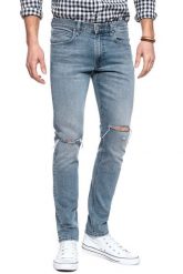LEE SPODNIE MĘSKIE LUKE L719PTIO 112119287. Spodnie materiałowe męskie Lee, bez wzorów, z jeansu. Za 209.99 zł.