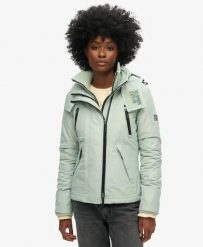 Superdry Kurtka Windbreaker Mountain z Kapturem. Zielone kurtki damskie Superdry., bez wzorów, z poliesteru, z kapturem. Za 432.95 zł.