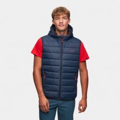 Kamizelka pikowana turystyczna męska Alpinus Athos Body Warmer. Niebieskie kamizelki męskie Alpinus, l. Za 249.00 zł.