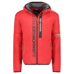 Bluza męska Geographical Norway FREESTYLE DB RED 054, czerwona. Czerwone bluzy z kapturem męskie Geographical Norway, m, z bawełny. Za 159.00 zł.