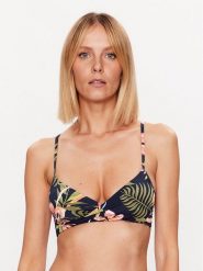 Roxy Góra od bikini Into The Sun ERJX304975 Granatowy. Niebieskie bikini damskie Roxy, bez wzorów. Za 179.99 zł.