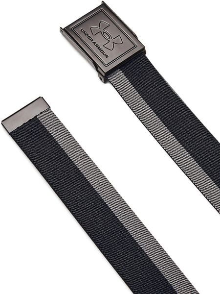 Under Armour Pasek "Stretch Webbing Belt" w kolorze szarym rozmiar: onesize. Szare paski męskie Under Armour, bez wzorów, z materiału. Za 77.99 zł.