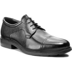 Półbuty GEOX - U Dublin C U64R2C 00043 C9999 Black. Czarne buty wizytowe męskie Geox, ze skóry, bez zapięcia. Za 439.00 zł.