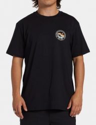 Koszulka T-shirt Billabong Rockies czarna. Czarne t-shirty męskie Billabong, s, bez wzorów, z bawełny, bez kołnierzyka. Za 139.80 zł.
