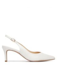 HÖGL Szpilki 0-186205-03000 Biały. Białe szpilki HÖGL, bez wzorów, ze skóry, bez obcasa. Za 849.99 zł.