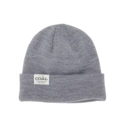 Czapka zimowa COAL UNIFORM LOW heather grey. Szare czapki męskie COAL, na zimę, bez wzorów, sportowe. Za 29.00 zł.