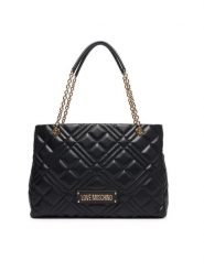 LOVE MOSCHINO Torebka JC4145PP1PLA0000 Czarny. Czarne torebki klasyczne damskie Love Moschino, bez wzorów, ze skóry, bez dodatków. Za 1,009.00 zł.