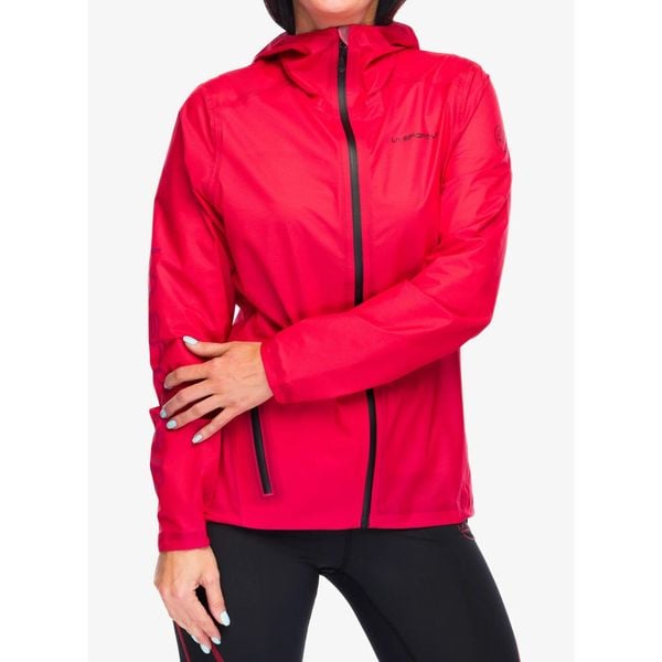Kurtka biegowa damska La Sportiva Ethereal Pro Jacket. Czerwone kurtki damskie La Sportiva, bez wzorów, bez kaptura. Za 1,000.99 zł.