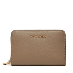 Portfel MICHAEL Michael Kors. Brązowe portfele damskie MICHAEL Michael Kors, bez wzorów. Za 369.99 zł.