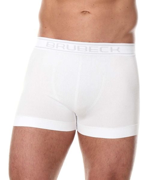 Bokserki męskie bawełniane Brubeck classic COMFORT COTTON. Białe bokserki męskie Brubeck, bez wzorów, z bawełny. Za 41.99 zł.