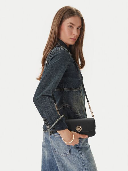 MICHAEL Michael Kors Torebka 32S6GY5C5L Czarny. Czarne listonoszki damskie MICHAEL Michael Kors, bez wzorów, ze skóry, bez dodatków. Za 819.99 zł.