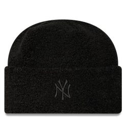 Czapka New Era. Czarne czapki zimowe damskie New Era. Za 169.99 zł.