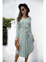 Ariel Tesoro Sukienka w kolorze miętowo-białym rozmiar: 38. Zielone sukienki damskie Ariel Tesoro, bez wzorów, z tkaniny, bez kołnierzyka, bez ramiączek, midi. Za 153.34 zł.