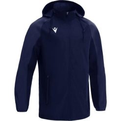 Wodoodporna kurtka z pełnym zamkiem błyskawicznym Macron Elbrus. Niebieskie kurtki męskie Macron, xl, bez wzorów, z materiału, eleganckie, z kapturem. Za 213.55 zł.