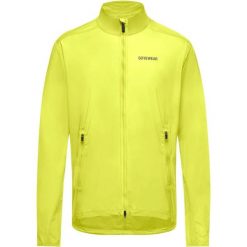 Kurtka wodoodporna Gore Concurve. Żółte kurtki męskie GORE WEAR, m, bez wzorów, bez kaptura. Za 495.50 zł.