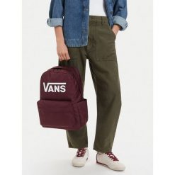 Plecak Vans. Czerwone plecaki damskie Vans, bez wzorów, sportowe. Za 169.99 zł.