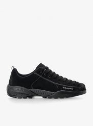 Buty outdoor męskie Scarpa Mojito - black. Czarne buty trekkingowe męskie Scarpa, z gumy, bez zapięcia, outdoorowe. Za 610.49 zł.
