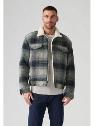 Levi´s Kurtka przejściowa w kolorze szaro-czarno-niebieskim rozmiar: M. Czarne kurtki męskie m, bez wzorów, bez kaptura. Za 252.34 zł.