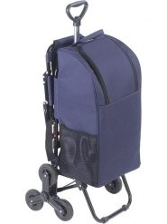 Wenko Wózek w kolorze granatowym na zakupy - 58 x 103 x 39 cm rozmiar: onesize. Niebieskie shopper bag damskie WENKO, bez wzorów, z materiału, bez dodatków. Za 195.99 zł.