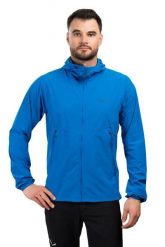 Kurtka softshell męska Borealis Hoody. Niebieskie kurtki softshell damskie RAB, m, bez wzorów, z materiału, z kapturem. Za 539.99 zł.