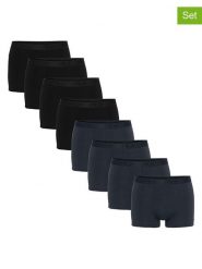 Fila Bokserki (8 par) w kolorze czarnym i granatowym rozmiar: M. Czarne bokserki męskie Fila, bez wzorów. Za 173.99 zł.