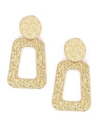 MOODE Kolczyki-wkrętki "Serena" rozmiar: onesize. Żółte kolczyki damskie MOODE, ze stali. Za 43.99 zł.