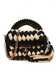 DeeZee Torebka BLBWB02 Czarny. Czarne torebki klasyczne damskie DeeZee, bez wzorów, z materiału, bez dodatków. Za 129.99 zł.