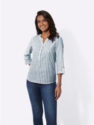 WITT WEIDEN Bluzka w kolorze biało-zielonym rozmiar: 46. Białe bluzki damskie WITT WEIDEN, bez wzorów, z bawełny, bez kołnierzyka, bez ramiączek. Za 48.39 zł.