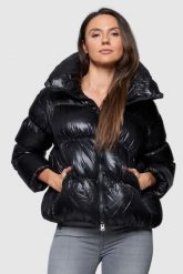 HETREGO Czarna damska krótka kurtka puchowa Ila, Rozmiar 34 EU - 38 IT. Czarne kurtki damskie HETREGO, s, bez wzorów, z puchu, bez kaptura. W wyprzedaży za 1,259.99 zł.