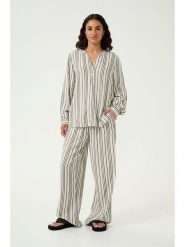 Kaffe Bluzka w kolorze kremowym rozmiar: 44. Brązowe bluzki damskie Kaffe, bez wzorów, bez kołnierzyka, bez ramiączek. Za 69.99 zł.