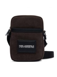 KARL LAGERFELD Saszetka B2M30199 Brązowy ciemny. Brązowe saszetki męskie Karl Lagerfeld, ze skóry. Za 779.99 zł.