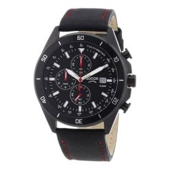 Zegarek "3762-04" w kolorze czarnym. Czarne, analogowe zegarki męskie Michael Kors, Fossil, ze stali. W wyprzedaży za 599.95 zł.