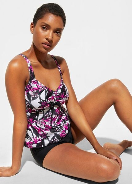 Figi bikini hipster. Czarne bikini damskie bonprix, bez wzorów. Za 65.99 zł.