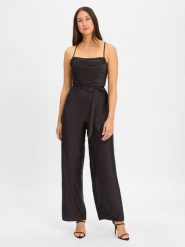 Luxuar Fashion Kombinezon Kobiety czarny, 32. Czarne kombinezony damskie Luxuar Fashion, bez wzorów, eleganckie, bez kołnierzyka, bez ramiączek. Za 429.95 zł.
