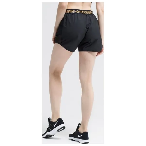 Umbro Szorty Tybeto , czarny, rozmiar S. Czarne szorty damskie Umbro, bez wzorów, z gumy. W wyprzedaży za 63.99 zł.