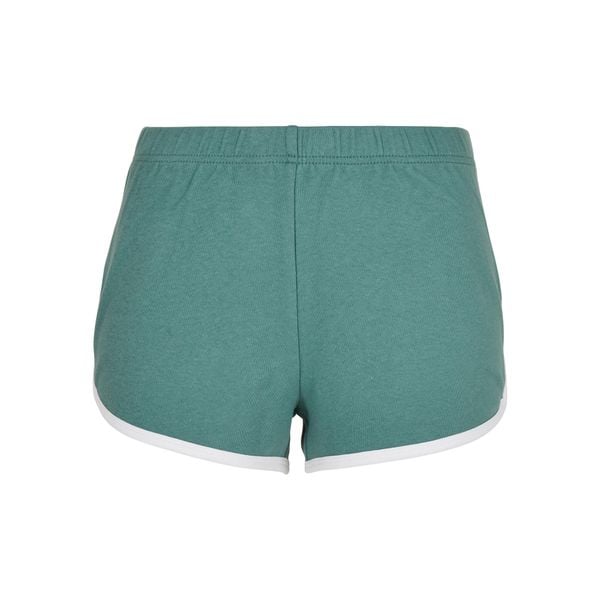 Szorty damskie Urban Classics organic interlock retro hotpants (duże rozmiary). Białe szorty damskie Urban Classics, bez wzorów, z bawełny, retro. Za 134.50 zł.