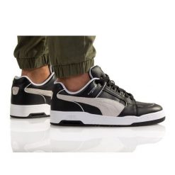 Buty Puma Slipstream Retro Sum 386528 03 czarne. Czarne buty sportowe na co dzień męskie z gumy, bez zapięcia. Za 443.89 zł.