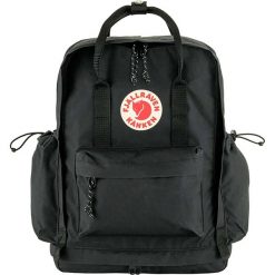 Plecak Fjallraven Kanken Outlong Black Uniwersalny. Czarne plecaki damskie Fjällräven, bez wzorów, z syntetyku. Za 641.49 zł.