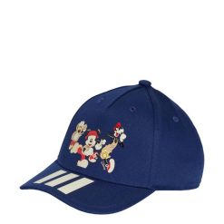 Czapka Adidas Disney Mickey Mouse. Białe czapki męskie Adidas, bez wzorów, z materiału. W wyprzedaży za 49.47 zł.