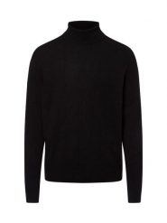 Andrew James Sweter z dodatkiem kaszmiru Mężczyźni Wełna czarny, XL. Czarne swetry męskie Andrew James, m, bez wzorów, z kaszmiru, bez kołnierzyka. Za 349.95 zł.