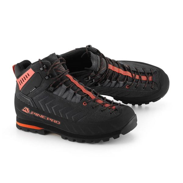 Buty wysokie trekkingowe unisex Alpine Pro None Vibram. Szare buty trekkingowe męskie Alpine Pro, bez zapięcia, trekkingowe. W wyprzedaży za 629.00 zł.