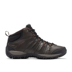 Wodoodporne buty turystyczne męskie Columbia Woodburn II Chukka Wp Omni-Heat. Brązowe buty trekkingowe męskie Columbia, bez zapięcia, trekkingowe, omni-heat (columbia). Za 384.96 zł.